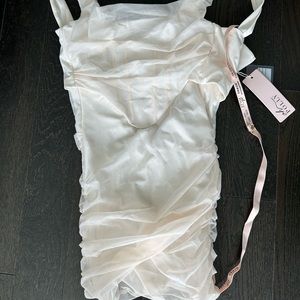 Oh Polly mini dress white